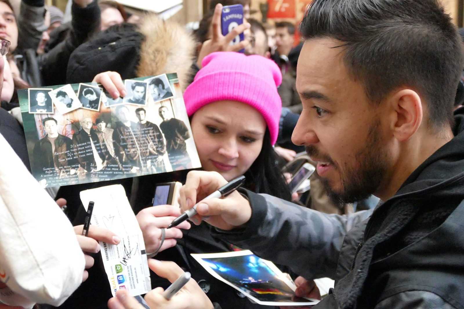Autogrammstunde mit Linkin Park Autogrammstunde mit Linkin Park