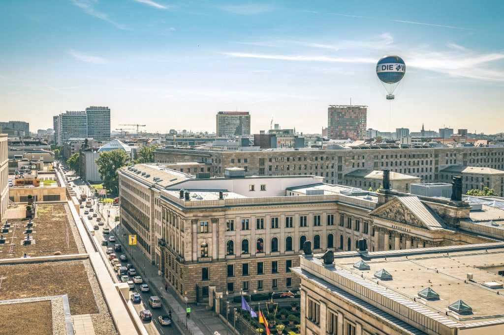 Aussicht Mall of Berlin