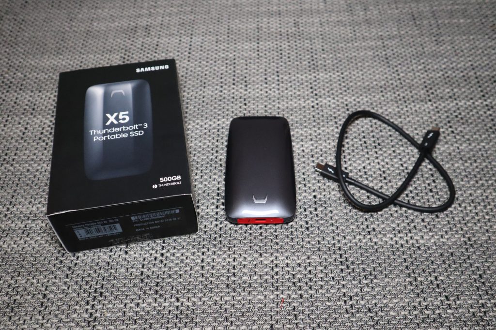 Samsung X5 mit USB Typ C Kabel