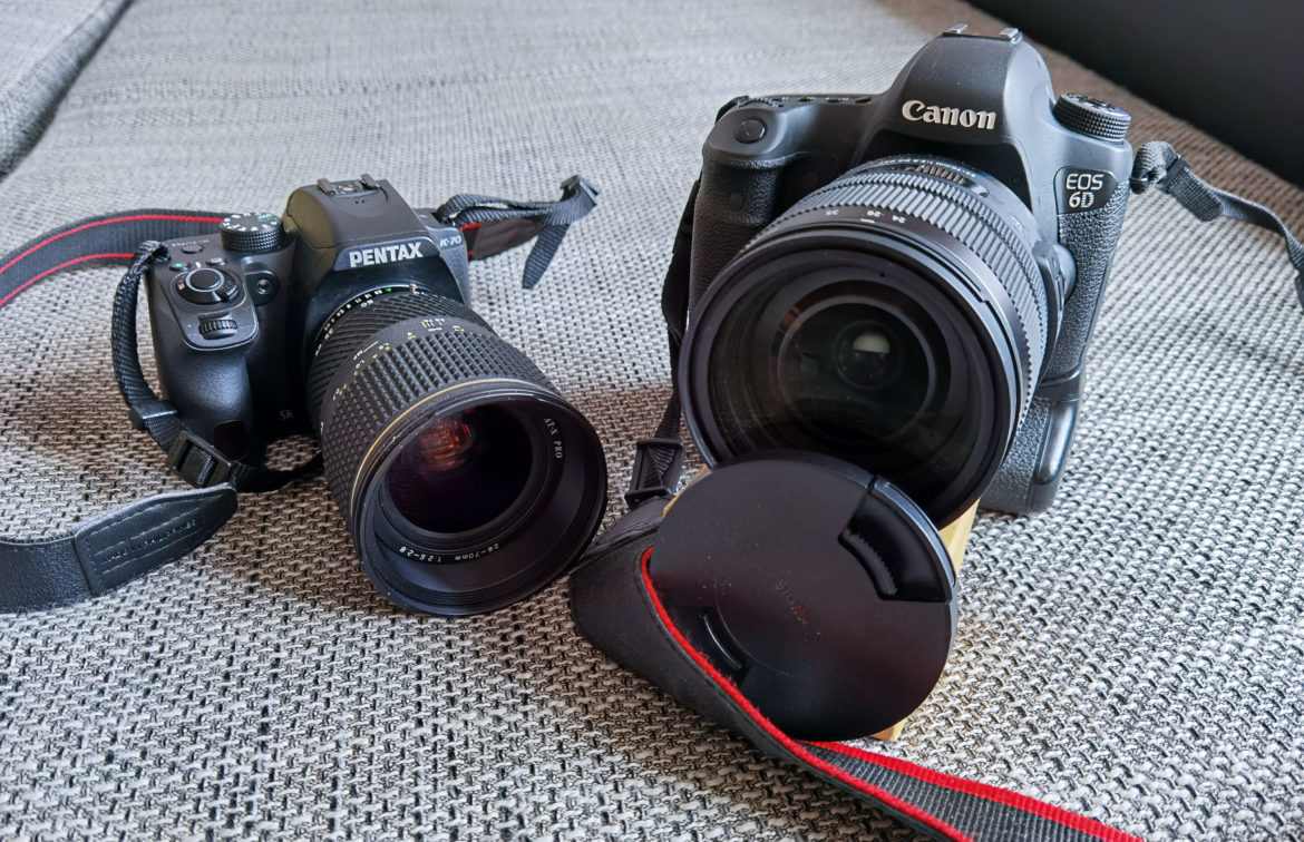 Pentax und Canon